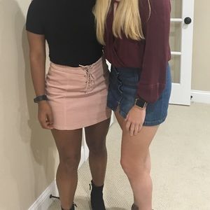 Pink forever 21 skirt